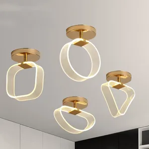 Ceiling Lights LED Light Creative Lines Corridor Aisle Cloakroom Guide Modern Balcony Lamparas De Techo Home Decor Fixture