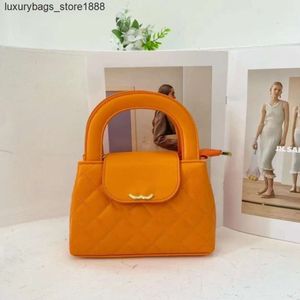 Handbag Designer Fashion Classic Style Lingge for Womens 2024 New Summer Celebrity Luxury Feel Crossbody Bag