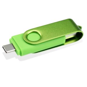 Blue Red Green 16G 32G 64GB USB 2.0 Typ C USB Flash Drive Smartphone USB Stick Mobil hårddisk U Disk Burning Disk