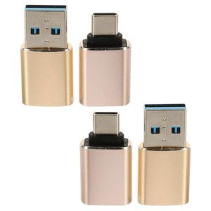 TOPPERFUN 4-teiliger Typ-C-auf-3.0-Adapter, OTG-USB-C-Telefonadapter, passend für die meisten Handys, Laptops, Tablets und mehr