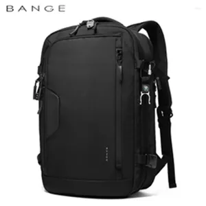 Mochila 40L Viagem Homens USB Estética Anti-roubo 17.3 Laptop Escola Expansível Bolsa Bússola Moda Masculina Grande