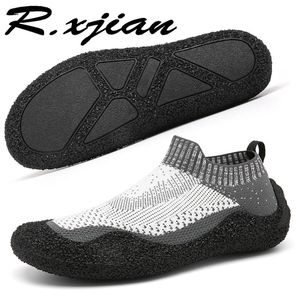 R.xijan Erkekler Yüzme Plajı Aqua Ayakkabıları Kadın Hızlı Kuru Çıplak Ayak Su Spor Ayakkabıları Unisex Upsey Sörf Yürüyüş Gezme Gezginler 240320