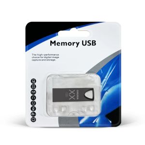 Chuxia Metal USB Flash Drive 64GB 32GBメモリ16GB 8GB 4GBペンドライブ128GB USB 2.0絶妙なパッケージUSBスティックストレージフラッシュディスクディスク