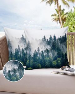 Pillow Case Forest Tree Simplicity Waterproof Pillowcase Home Sofa Office Throw Car Cushion Cover Decor