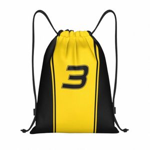 ricciardo RIC 3 Drawstring Backpack Women Men Gym Sport Sackpack Portable Motorcycle Race Shop Bag Sack Y0iq#