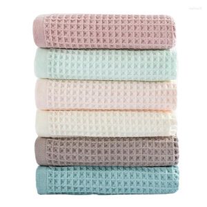 Toalha Super Super absorvente esportes de secagem rápida Spa de beleza Toalhas de praia de tamanho grande espessado Waffle Bath Face para adultos