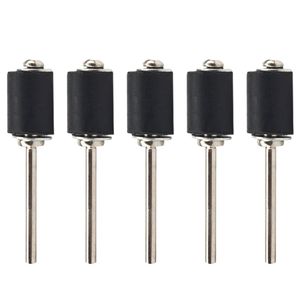 5st Gummi Mandrel 1/8inch Grinder Drum Sandpaper Circle Kit för Nail Drill Rotary Tool Power Tool Tillbehör