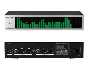 Dijital Spektrum Analizörü LED Ses Kontrolü Teli Kontrolü Uzaktan Kumanda Müzik Göstergesi Stereo Seviye Göstergesi Vu Metre