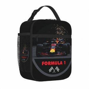 F1 Автомобильная гоночная изолированная сумка для обеда Портативный многоразовый термобокс с застежкой-молнией для женщин и мужчин Пикник Пляжная дорожная камера Z9F3 #