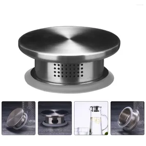 Bowls Kettle Water Bottle Stainless Steel Lid Tea Pot Glass Carafes Wear-resistant Jug Cover