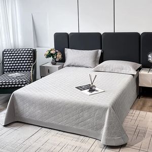 القطن سرير على غطاء السرير مجموعة كاملة من الأسرة لألواح السرير المزدوجة مجموعة مرتبة أعلى غرزة مرتبة مرتبة 240326