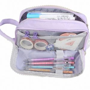 Kreatywny ołówek Cute Boy Girl Kawaii Pencil Case STOUGE DZIECKO BAG PET BARDZO BIG STATIERY SZKOŁY UCZYTNIK