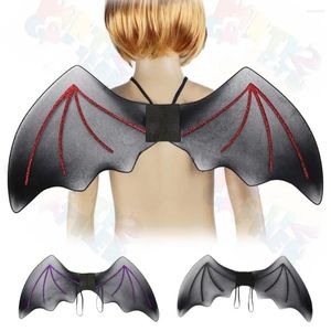 Party Decoration Black Wings Bat Devil Cosplay Halloween Costume Masquerade Dress-Up Props Demon Accessories