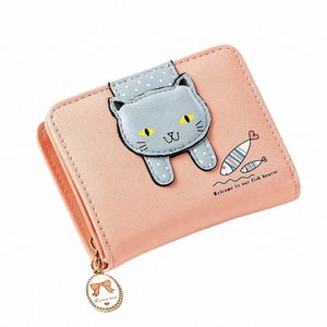 wallest Women Purse Cute Anime Wallet Portable Small Luxury Wallets for Women Clutch Bag Carteras Para Mujer Coin Pocket e2tT#