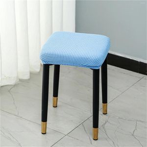 Chair Covers Stretch Counter Stool Jacquard Vanity Cover Bar Seat With Elastic Bands 1 Pack Square