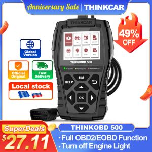 ThinkCar ThinkObd 500 Car Diagnostic Tools Auto OBD2 сканер Smog Test O2 Датчик датчик автомобильный двигатель obdii Диагностический код чтения чтения