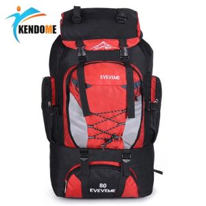 Bags Men's 80L Big Hiking Mountaineering Backpack Climbing Hiking Backpack Camping Equipment Outdoor Fishing Bags Travel Accessories