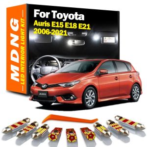 MDNG Canbus LED Interior Light Kit For Toyota Auris E15 E18 E21 2006-2017 2018 2019 2020 2021 Car Led Bulbs No Error Accessories