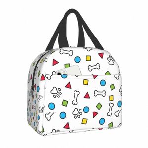 Simpatici giocattoli per zampa di cane Borse per il pranzo isolate per animali da compagnia all'aperto Impermeabile Picnic Dispositivo di raffreddamento termico Lunch Box Donna Uomo W0ho #