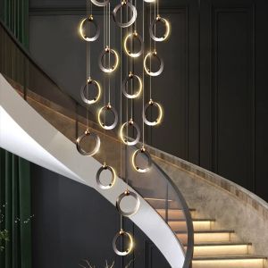 Decoração de casa moderna Luzes LED lustres pendurados para lâmpadas de luz pendente de teto para luminária interna da sala de estar acessório