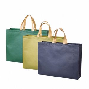 large Capacity Shop Bag N-Woven Foldable Female Travel Storage Bags Reusable Handbag Grocery Bag Ladies Shop Bags f8k1#