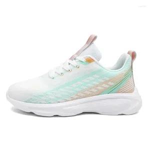 Casual Shoes Womens Trainers Woman-shoes Female Sneakers Running Roses Mesh Fabric Low Leisure Sewing PU Lace-Up Cotton T