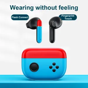 Kulaklıklar Bluetooth Kablosuz Kulaklıklar Karikatür Kulaklıklar Inear Earbuds Noisecanceing TWS oyun kulaklıkları Switch Renk kızları için