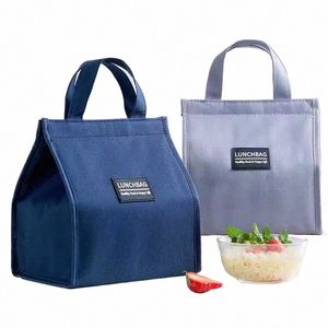 Portátil Oxford Lunch Bags Fresh Cooler Bolsa para estudantes de escritório Cvenient Lunch Box Tote Casais Azul Rosa Food Ctainer Bag L4C2 #