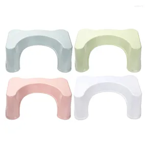 Bath Mats A1220ZXW Toilet Foot Seat Relieves Squatty Step Stool Bathroom Potty Squat Aid Helper U-Shaped Squatting Anti-slip