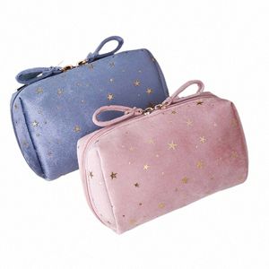 Girl Veet Makeup Bag Organizer Soft Girl Lipstick Storage Bag Women toalettetry Beauty Make Up Case Pouch Portable Cosmetic Bag 922d#