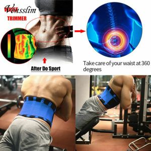 JHHB Mens Workout Waist Trainer Neoprene Body Shaper Corset Sauna Sweat Trimmer Cincher Slimming Belly Belt Shapewear