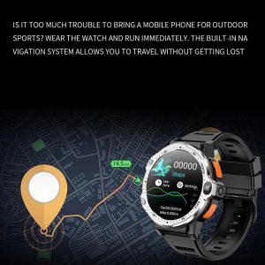 NEU 5G 4G NET HD HD Dual Camera SmartWatch WiFi BT Call 4 GB RAM 64 GB ROM 800MAH Batterie GPS NFC Android Smart Watch für Männer Frauen