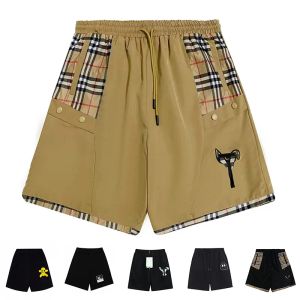 Shorts Designer Men's Shorts beach pants European and American brand trend classic simple checkered loose large unisex style