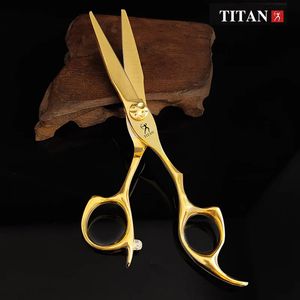 Titan Frisyrare S SEZSORS Barber ScoSors Professional Cutting Scissors frisörsalongstil Rostfritt stål 240318