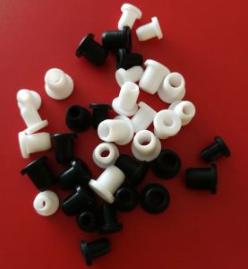 Black/White Silicone Rubber Grommet Hole Plugs End Cap Bung T Type Plug Wire Cable Protect Bush Seal Gasket Hole Diameter 3-83mm