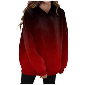 Women's Hoodies Solid Color Sweatshirt Long Sleeve Round Neck Casual Comfortable Loose Lightweight For Women