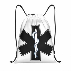 ショップヨガバックパックのためのカスタム救急隊のスタードローストリングバッグ