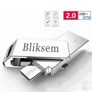 Bliksem Otg Pen Drive 32 ГБ 64 ГБ высокой скорости USB2.0 для ПК Мобильный мини -привод 32 ГБ USB Flash Drive 64 ГБ