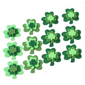 Dekoracja imprezowa 3 torby z naklejek Shamrock kleja St Patrick's Day Sticker Eva