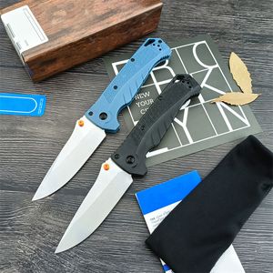 BM 18060 Adira Stonewash Klappmesser 9Cr18Mov Clip-Point-Klinge Nylonfasergriff Qualität Outdoor Jagd Überleben Camping Taschenmesser Geschenk für Männer 15535 535 533