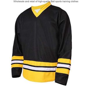 Ice Hockey Suit Sublimation Sports Team Jersey andningsbar och snabb torkningsträning Personlig