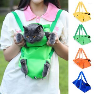 Cat Carriers Grooming Restraint Bag Oxford Cloth Adjustable Size Holder Fixed For Nail Cutting Washing Manicure Pets Short Trips