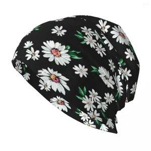 Berretti Cappello a cuffia con fiori carini Cappelli Hip Hop Street Skullies Berretti Cappelli per uomo Donna Cappelli caldi a doppio uso