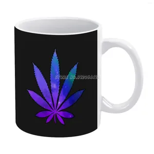 Mugs Coffee High Fashion Luxury Pattern Ceramic Mug Custom Cup Cups Pot Cosmos Ytterstjärnor Nebula