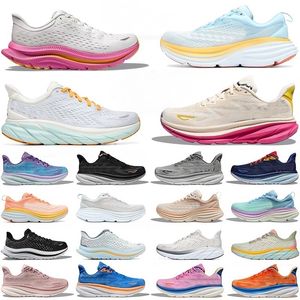 Running Shoes Bondi 8 Clifton 9 Free People Women White Eggnog Shifting Sand Triple Black Seaweed Movement Golden Coast Mens Womens Trainer Senaker big size 47 13 46