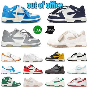 Out Of Office Designer Mens Womens Topps Shoes Lemon Yellow White Walking Black Navy Blue Gray Pink Beige Plate-Forme Sports Sneakers Trainers