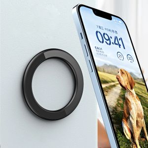 Pierścień telefonu komórkowego Uchwyt ścienny Magnetyczny okrągły wspornik telefon komórkowy Magnetyczny mocowanie mocujące stojak na iPhone Xiaomi Samsung Huawei