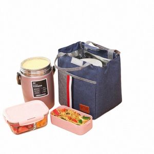 Lunchpåsar med flera storlekar kylare Totes Portable Isolated Box Oxford tyg Vattentät utomhuspicknick Termisk kall mat Ctainer G18Z#
