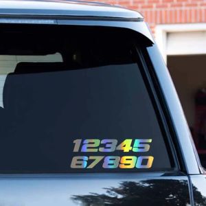 1 набор № 1234567890 автомобильные наклейки отражающие автоматические витрины наклейки с царапиной