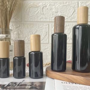 Storage Bottles 5Pcs 10ml 15ml 30ml 50ml 100ml Refillable Women Perfume Roll On Glass Bottle Lip Oil Essential Skincare Roller Travel